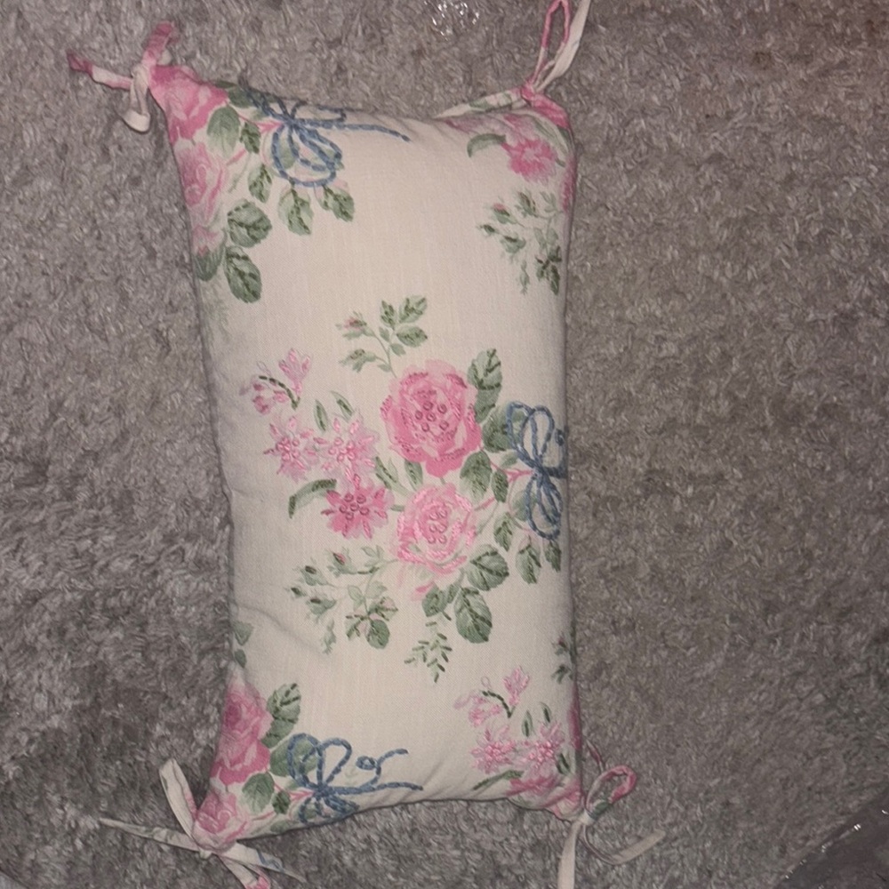 Laura Ashley Floral Throw Pillow